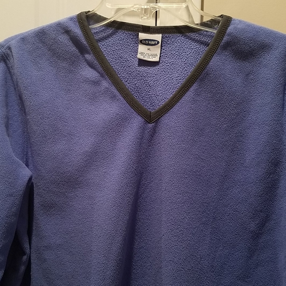 Old Navy blue fleece pullover - Picture 3 of 3